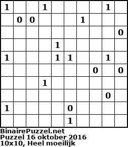 Binaire Puzzel