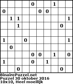 Binaire Puzzel