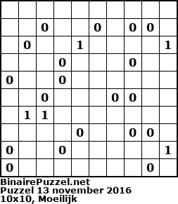 Binaire Puzzel