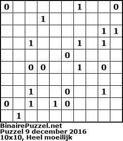 Binaire Puzzel