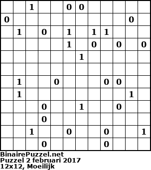 Binaire Puzzel