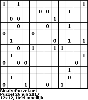 Binaire Puzzel