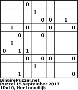 Binaire Puzzel