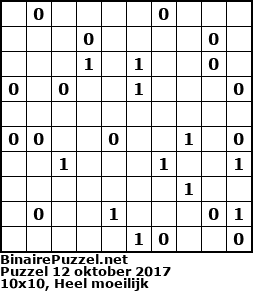 Binaire Puzzel