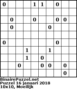 Binaire Puzzel
