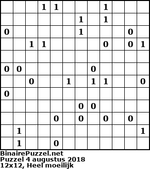 Binaire Puzzel