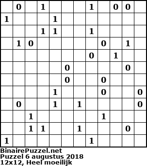 Binaire Puzzel