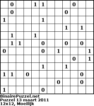 Binaire Puzzel
