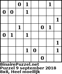 Binaire Puzzel