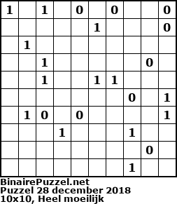 Binaire Puzzel