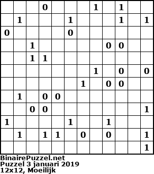 Binaire Puzzel