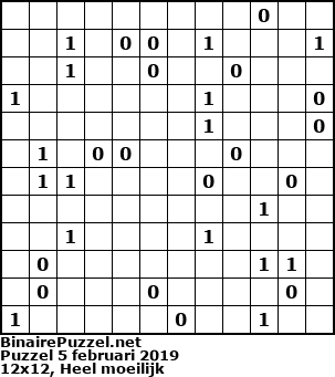 Binaire Puzzel