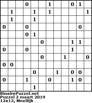 Binaire Puzzel