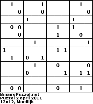 Binaire Puzzel