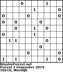 Binaire Puzzel
