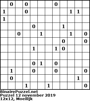 Binaire Puzzel