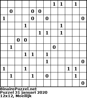 Binaire Puzzel