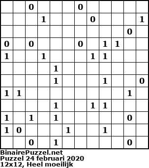 Binaire Puzzel