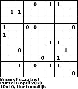 Binaire Puzzel