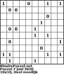 Binaire Puzzel