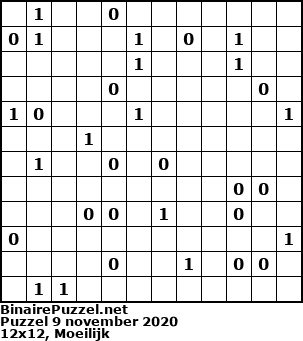 Binaire Puzzel