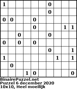 Binaire Puzzel