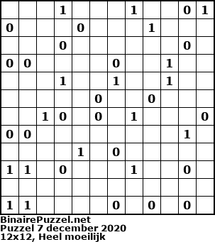 Binaire Puzzel