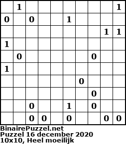 Binaire Puzzel