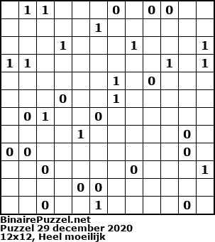 Binaire Puzzel
