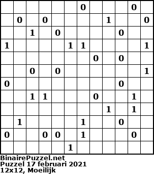 Binaire Puzzel