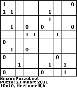 Binaire Puzzel