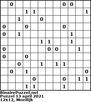 Binaire Puzzel