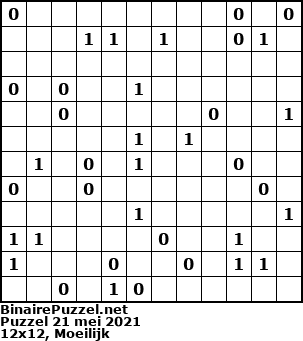 Binaire Puzzel