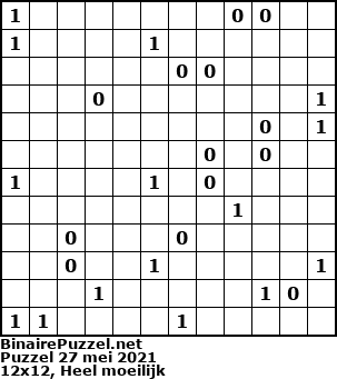 Binaire Puzzel