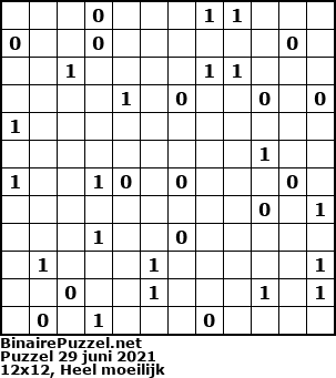 Binaire Puzzel