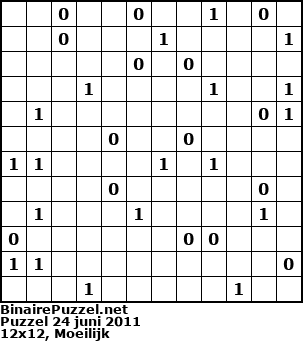 Binaire Puzzel