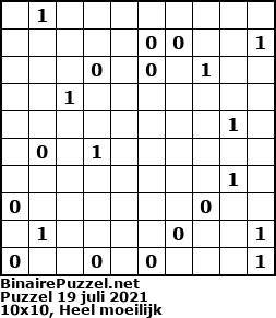 Binaire Puzzel