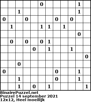 Binaire Puzzel