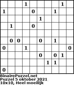 Binaire Puzzel