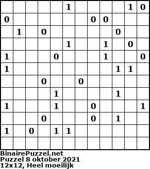 Binaire Puzzel