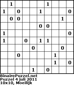 Binaire Puzzel