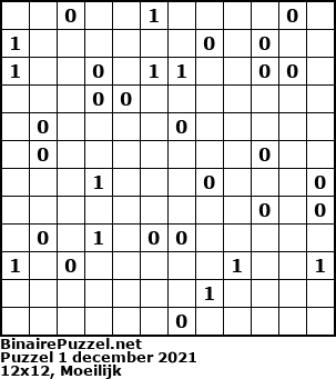 Binaire Puzzel