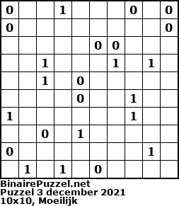 Binaire Puzzel