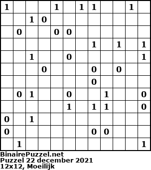 Binaire Puzzel