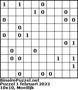 Binaire Puzzel