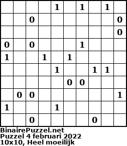 Binaire Puzzel