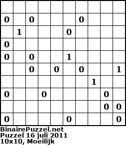 Binaire Puzzel