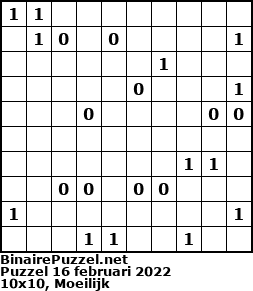 Binaire Puzzel