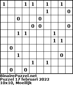 Binaire Puzzel