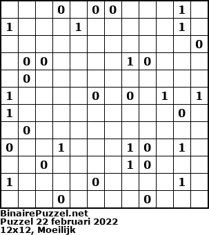 Binaire Puzzel